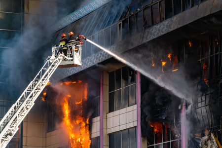 Fire Safety in Composite Building Materials
